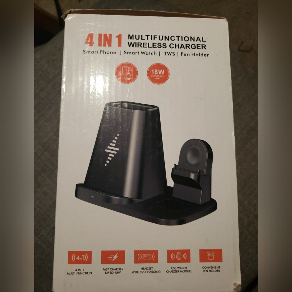 4in1 Samsung Phone, Watch & Galaxy Bud QI charger